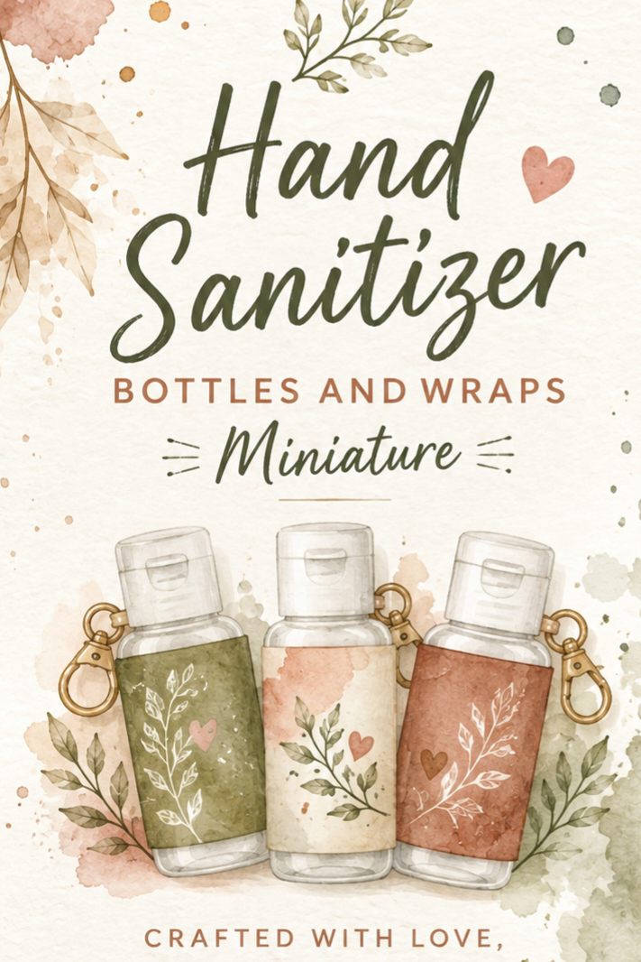 HAND SANITIZER BOTTLES/WRAPS
